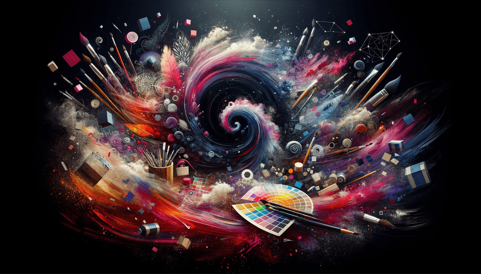 Creative Design Elements Explosion